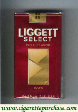 Liggett Select Full Flavor 100s cigarettes soft box